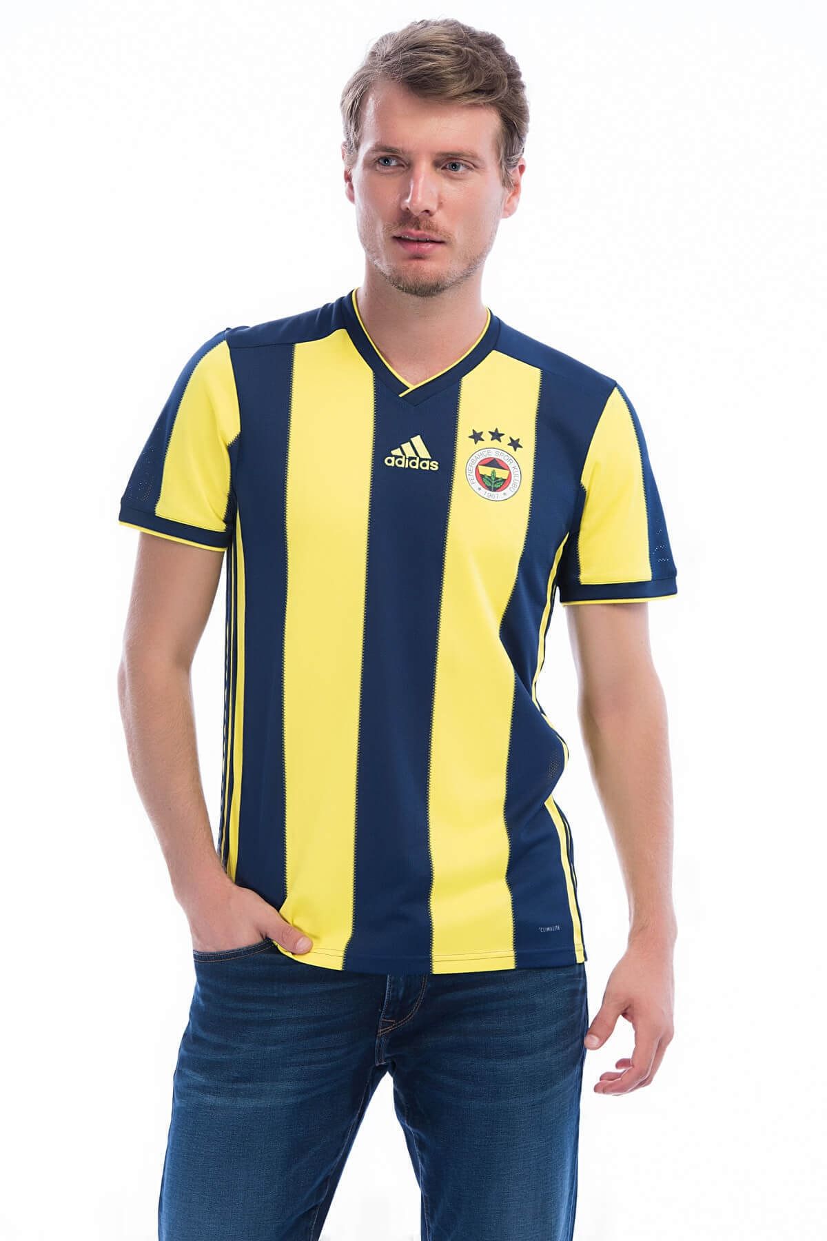 Adidas 18-19 Sarı Lacivert Ev Sahibi Forma At013e8s03