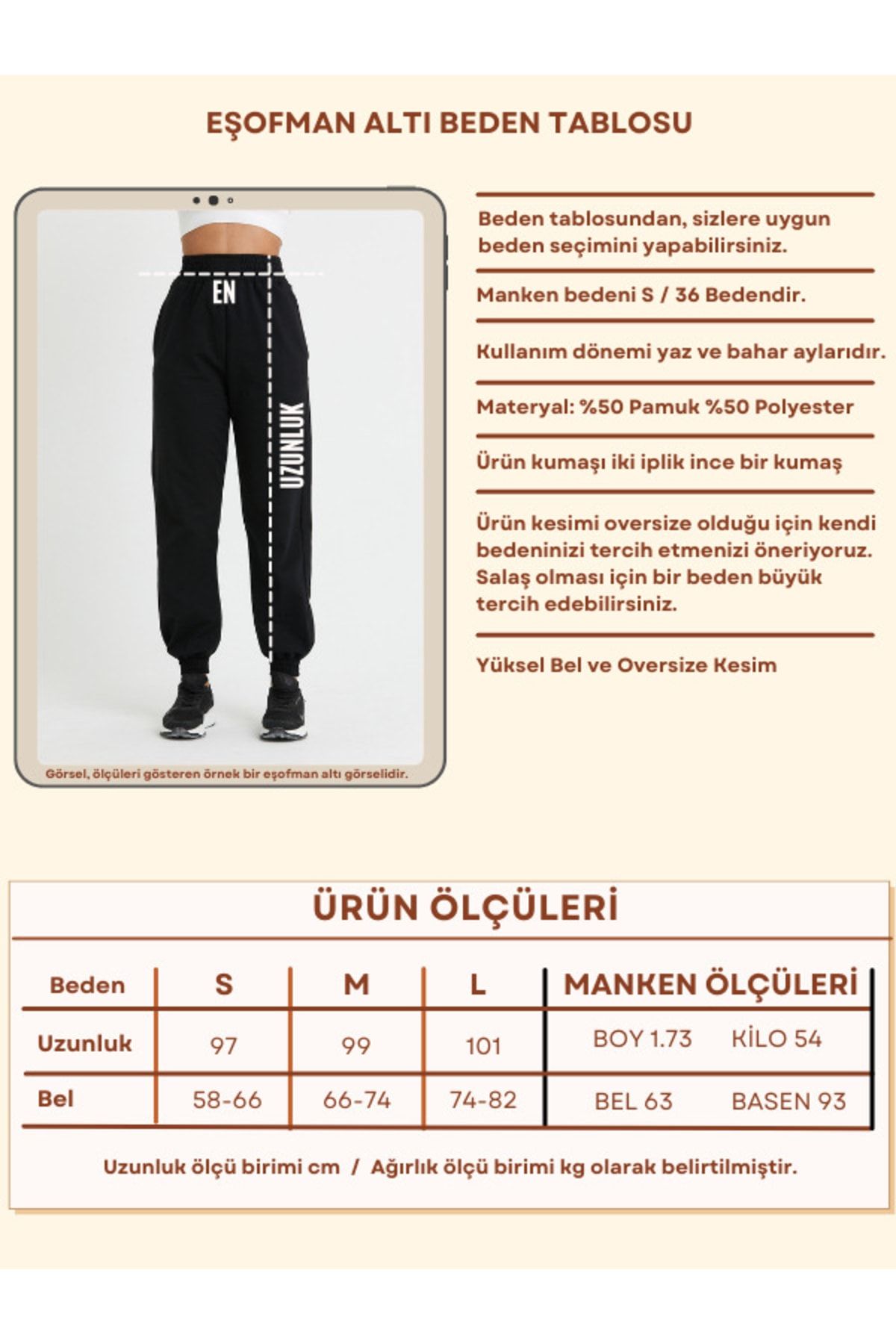 Kadın Siyah Beli Ve Paçası Lastikli Cepli Eşofman Altı