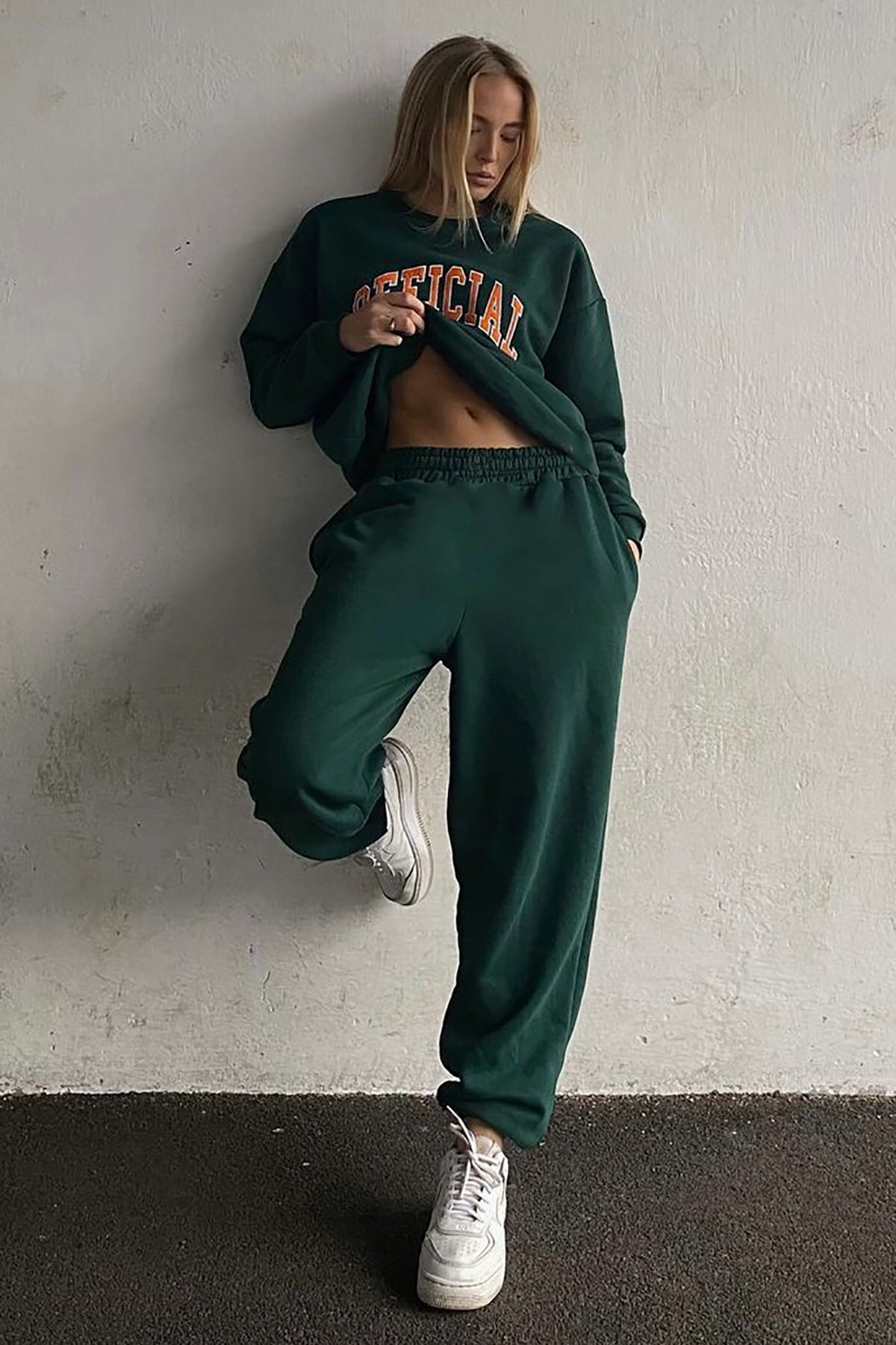 Mad Girls Yeşil Eşofman Takım Mg944