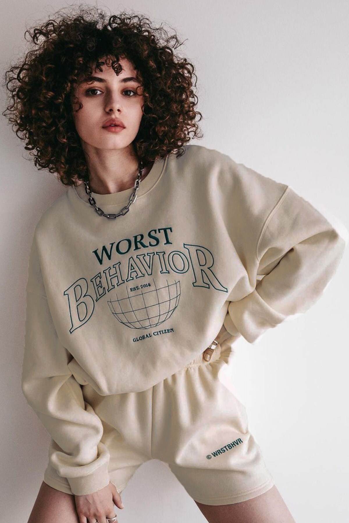 Bej Kadın Şort Takımı Mg1170