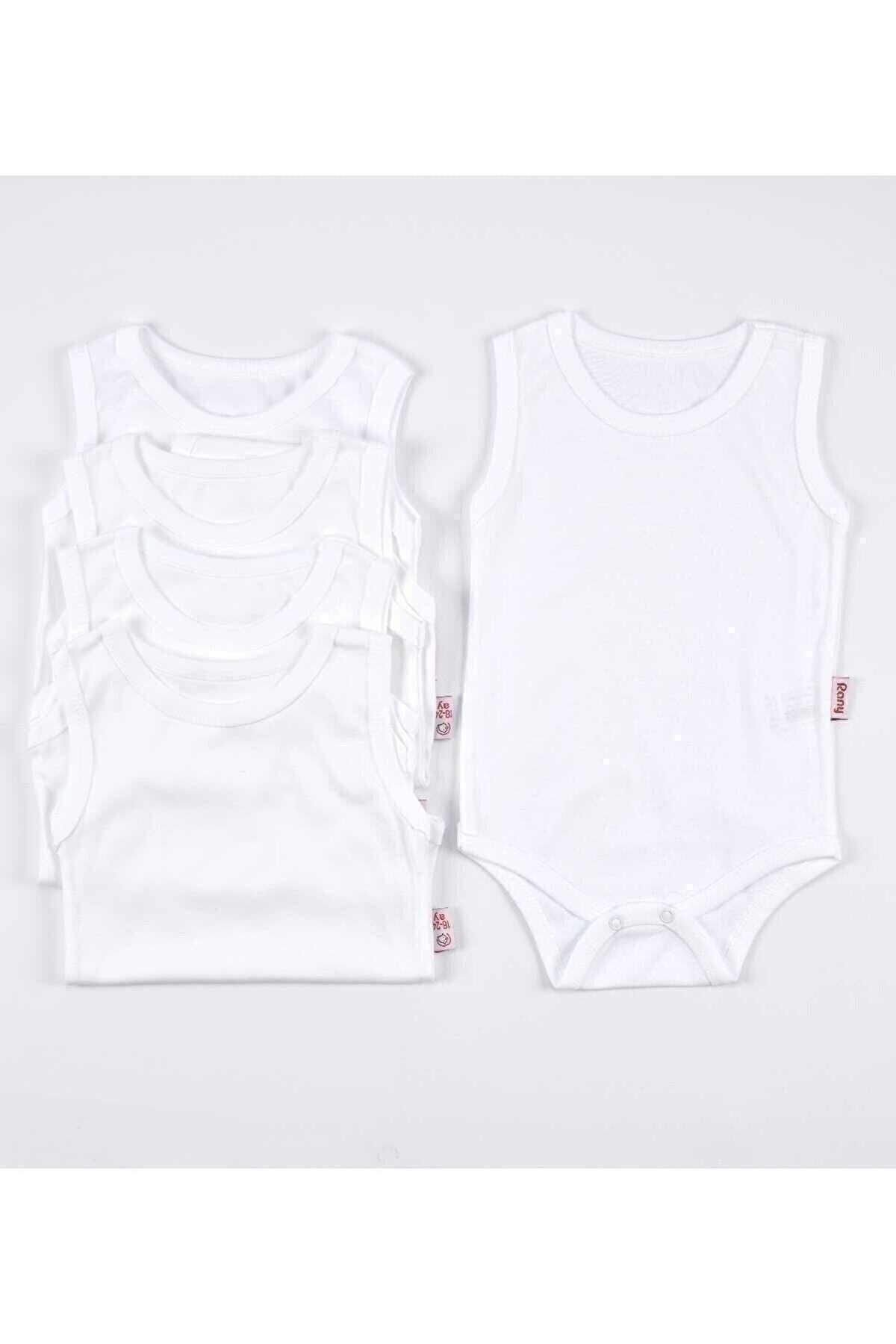 5li Bebek Atlet Body Ribana Beyaz