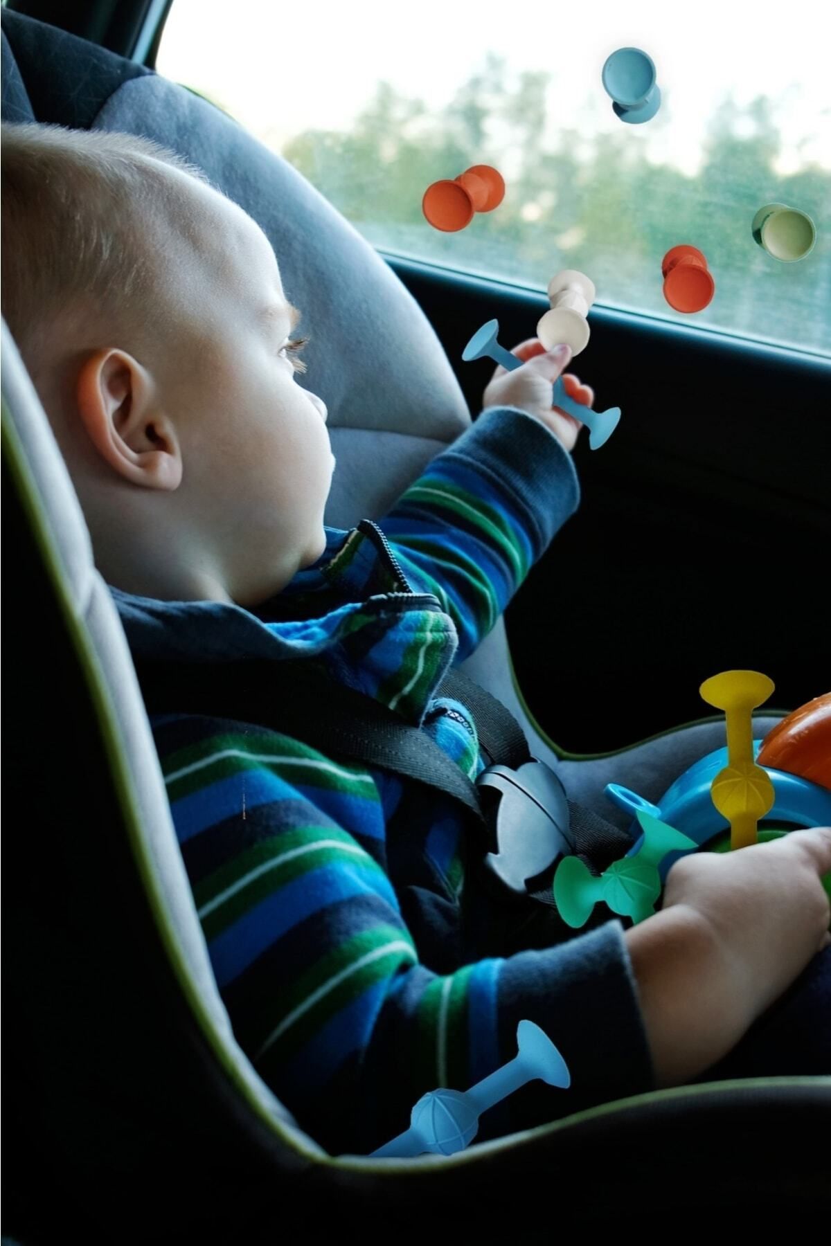 Vakum Molekül 25 Parça Yapı Taşları Fidget Duyusal Eğitici Oyuncak Squigz Lego