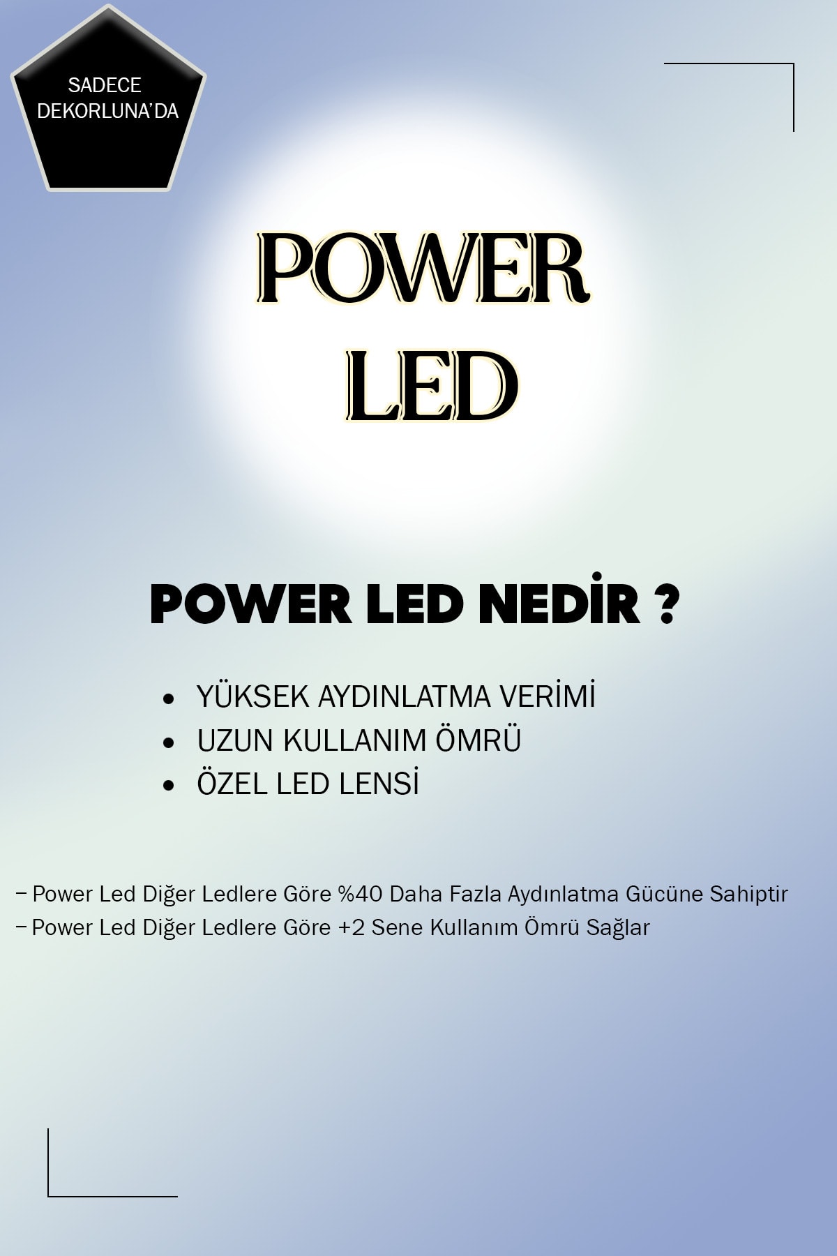 Modern Bolivia Tekli Krom Sarkıt Led Beyaz Power Ledli Salon Mutfak Oda Hol Ledli Avize, 25x70