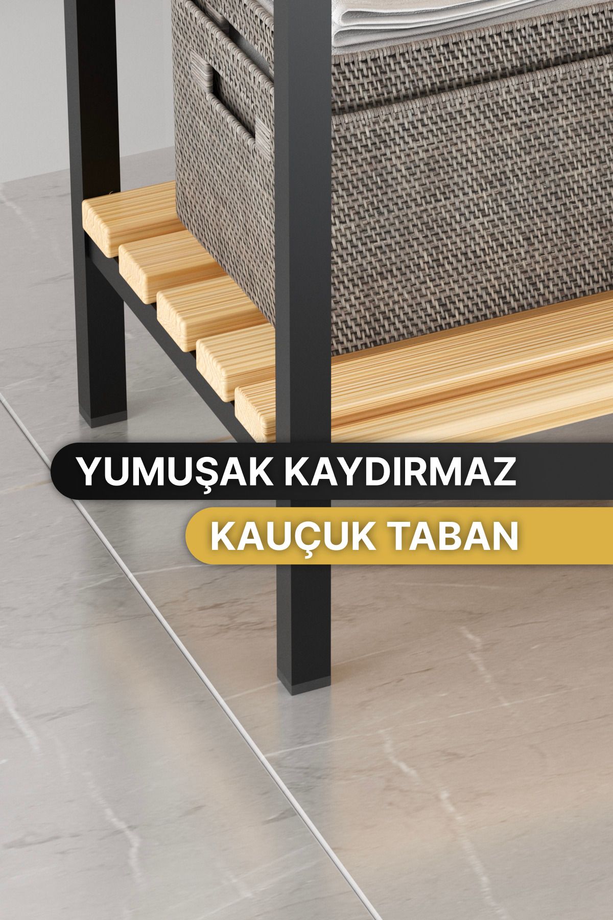 Banyo Düzenleyici Mutfak Rafı Banyo Dolabı Çok Amaçlı Dolap 4 Katlı Metal Mutfak Düzenleyici