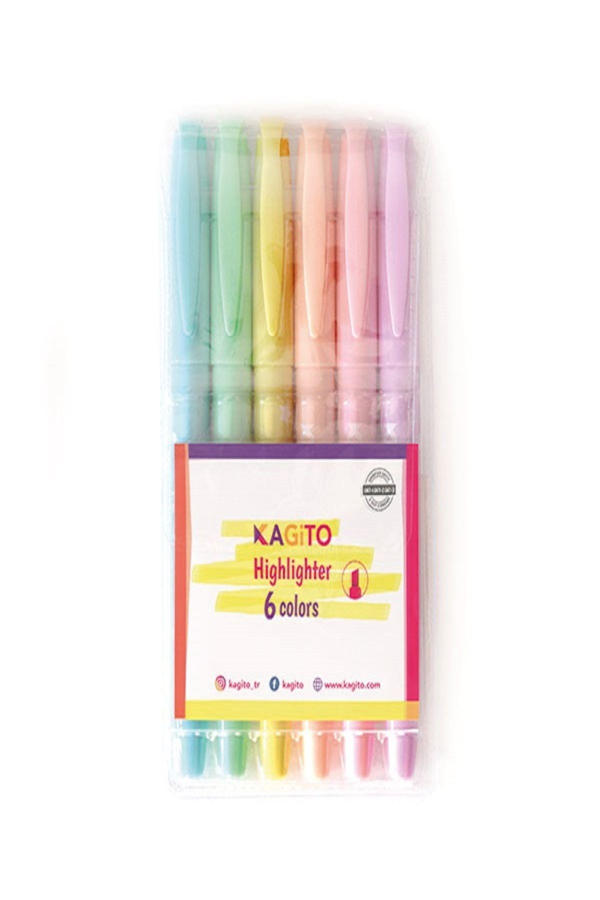 Pastel Highlighter Kalem Seti 6’lı