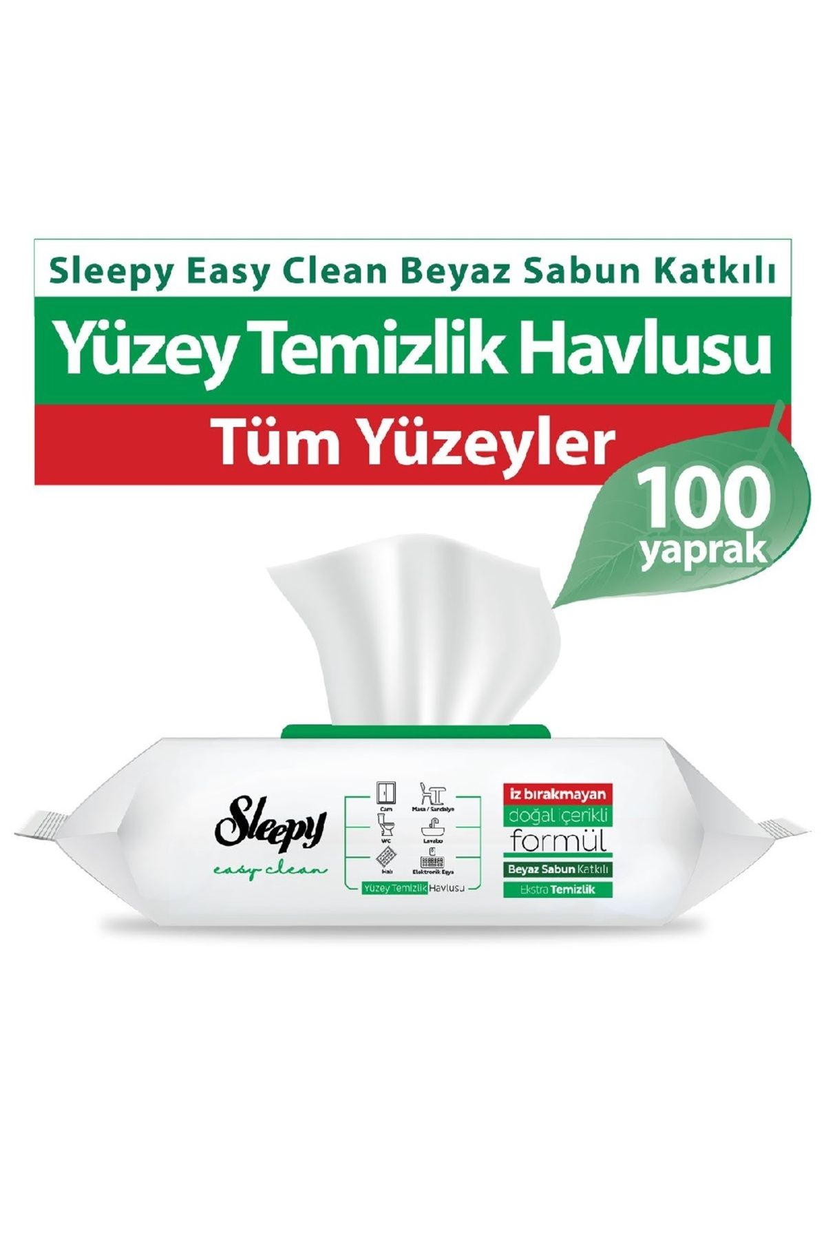 Easy Clean Yüzey Temizlik Havlusu 100 Yaprak X 3 Adet