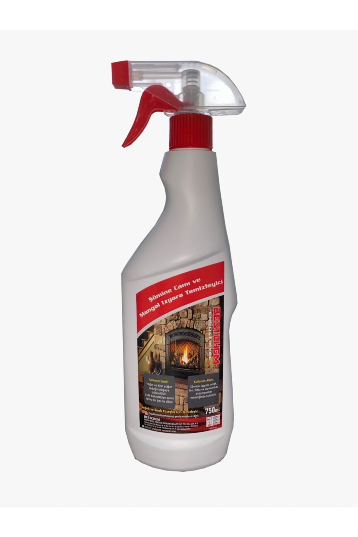 Şömine Camı Ve Izgara Temizleyici Sprey 750 ml