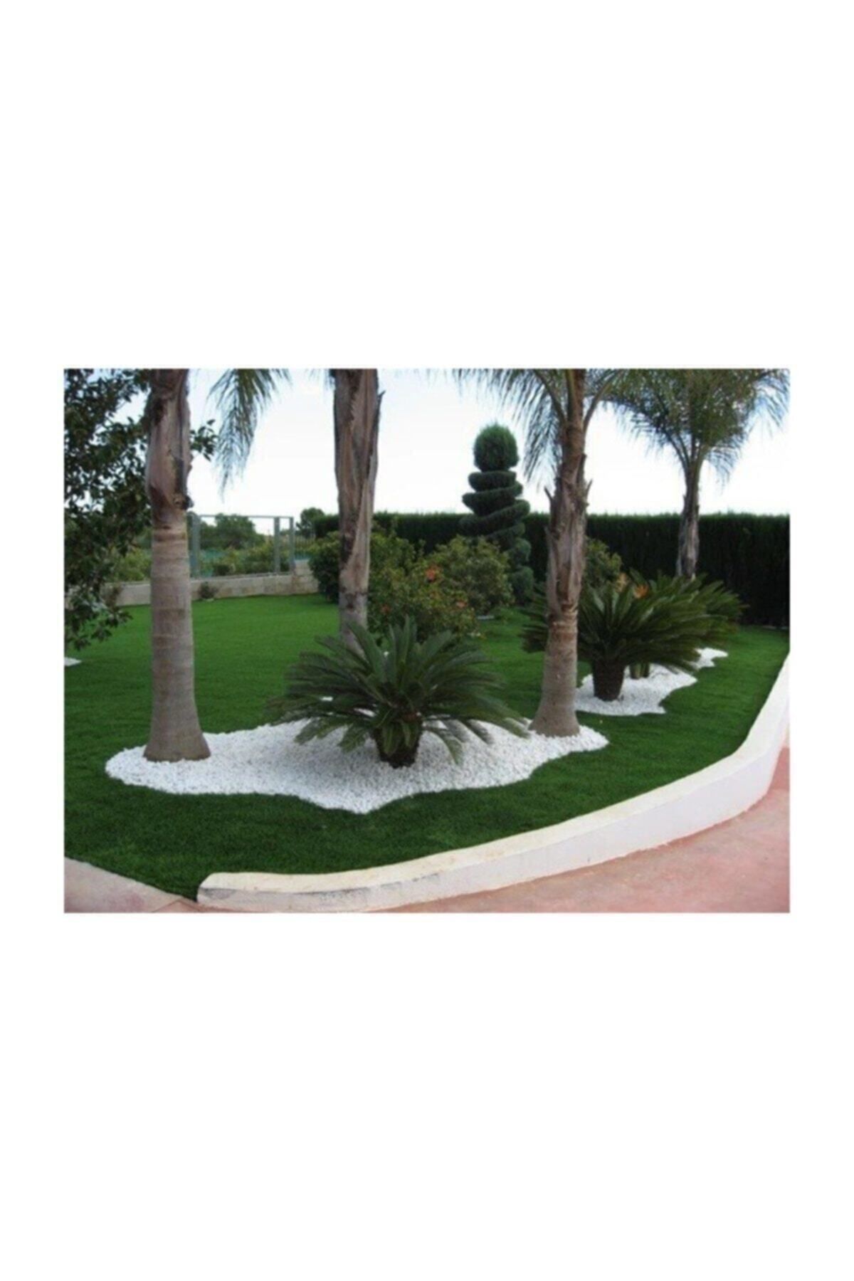 Beyaz Dolomit Taş 5 kg 1,5-2,5 cm Bahçe Taşı Dekoratif Taş Dere Taşı